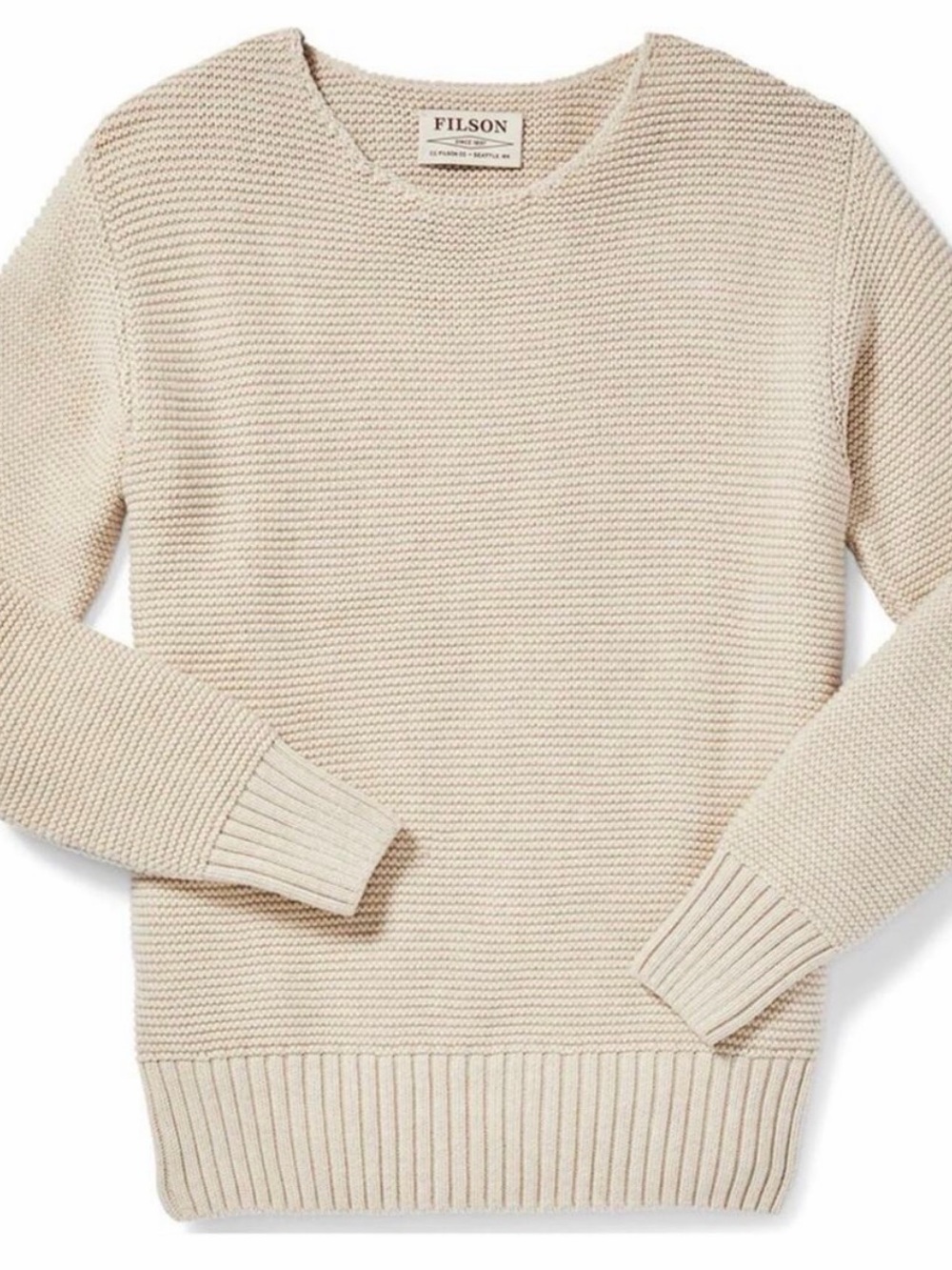 Filson Women’s Lake Quinault Crewneck Pima Cotton Sweater M
